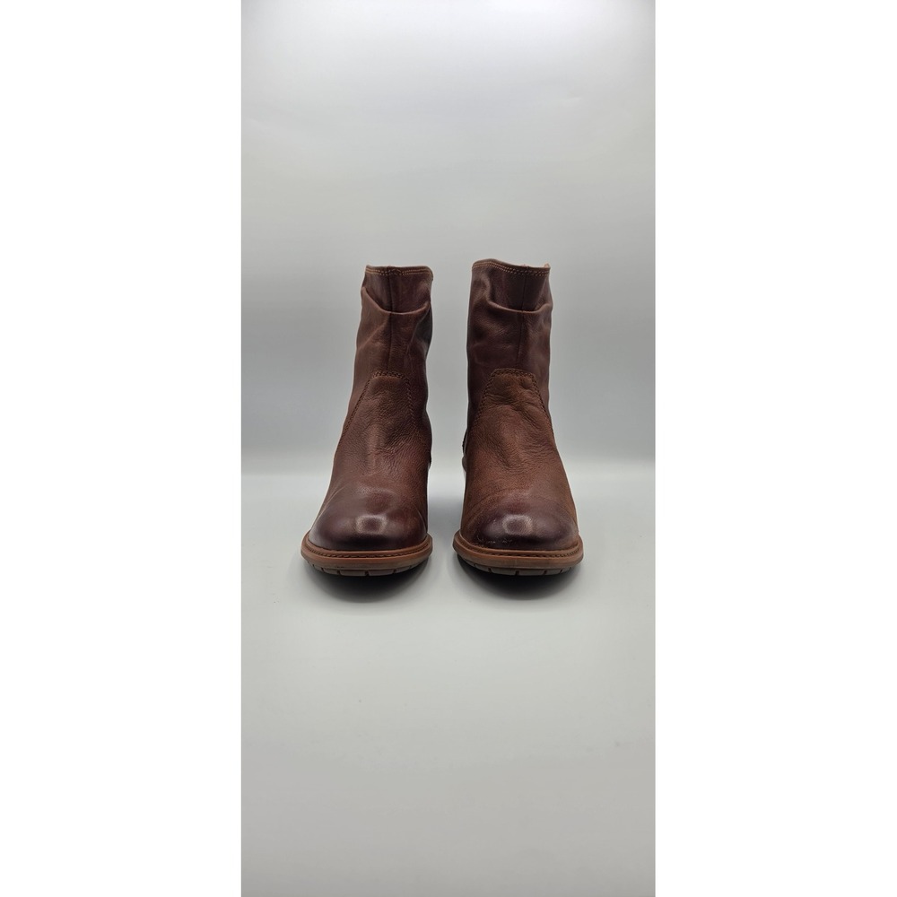 Timberland Sutherlin Bay Women's Boots 7.5 Brown Leather Slouch Zip A1SDE - Picture 2 of 13